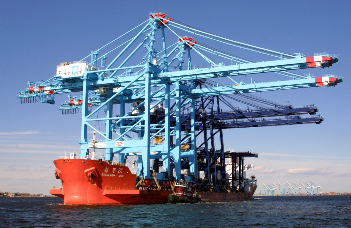 Bigger Containerships Means Bigger Gantry Cranes