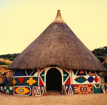 The architecture of traditional house in Africa - BambuBuild
