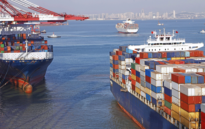 China port volumes rise following flat first half